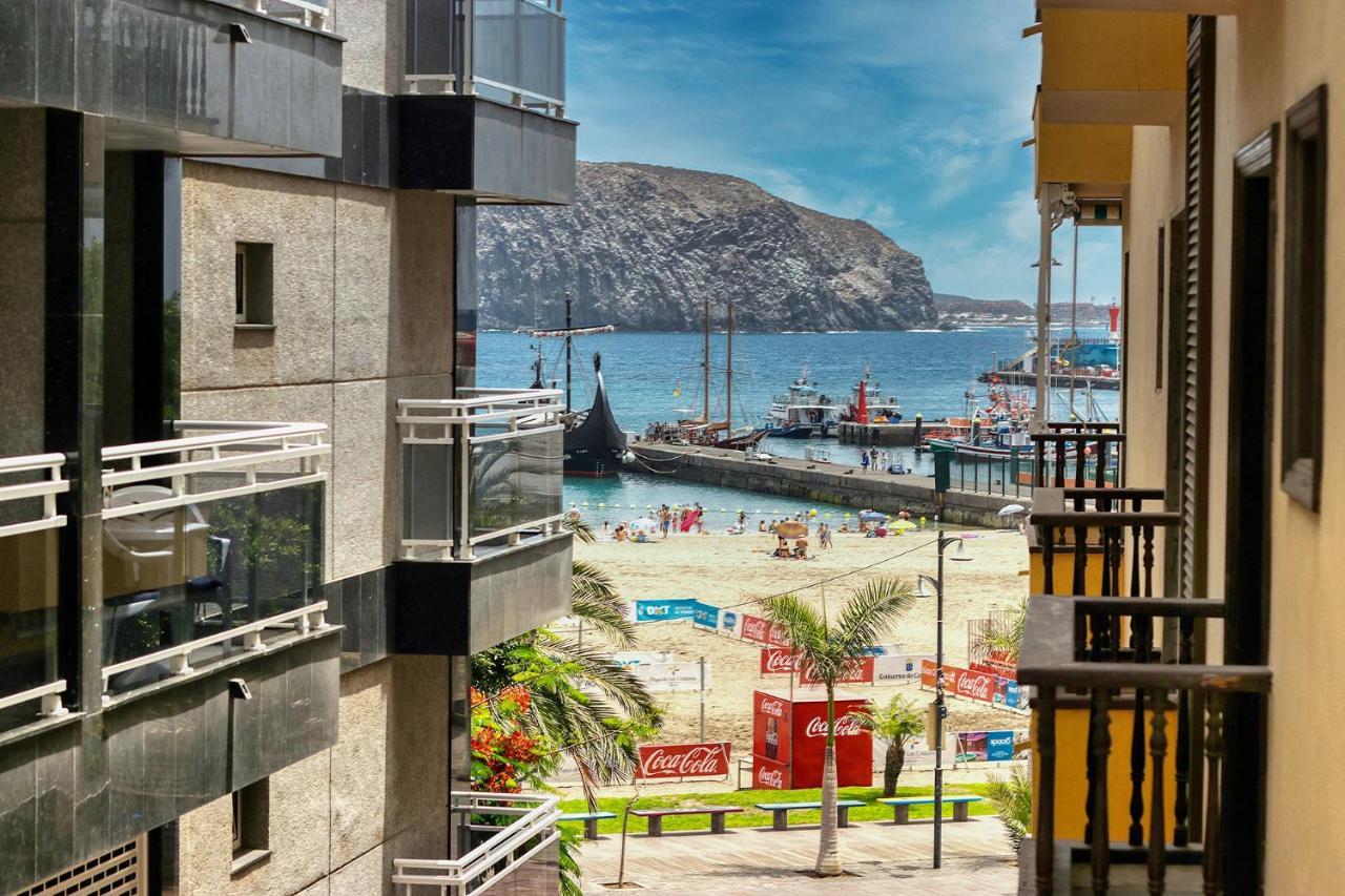 Cozy Main Square And Beachfront 3-Bedrooms Apartment Лос Кристианос Экстерьер фото