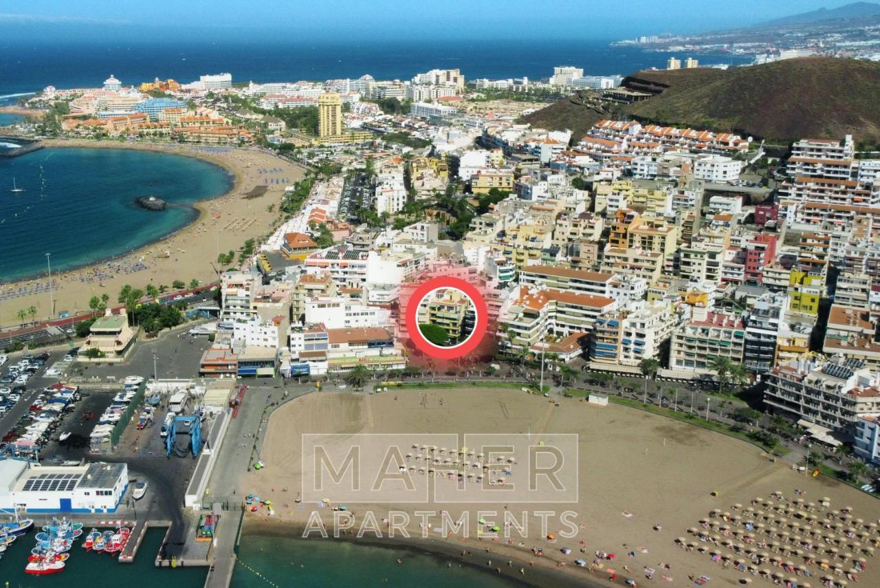 Cozy Main Square And Beachfront 3-Bedrooms Apartment Лос Кристианос Экстерьер фото
